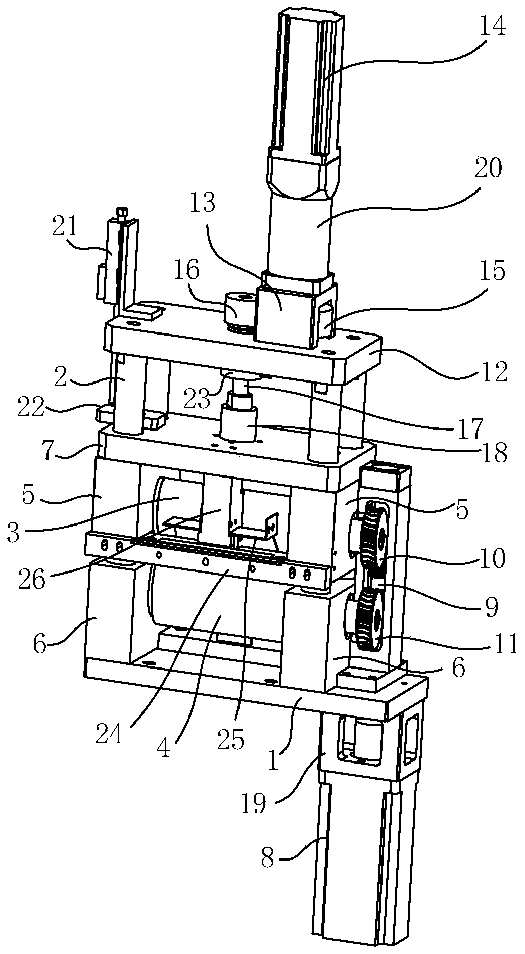 Automatic flattening device for cable sheath detection and automatic cable sheath sample preparation equipment