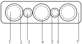 Highly flexible tow cable for port cranes