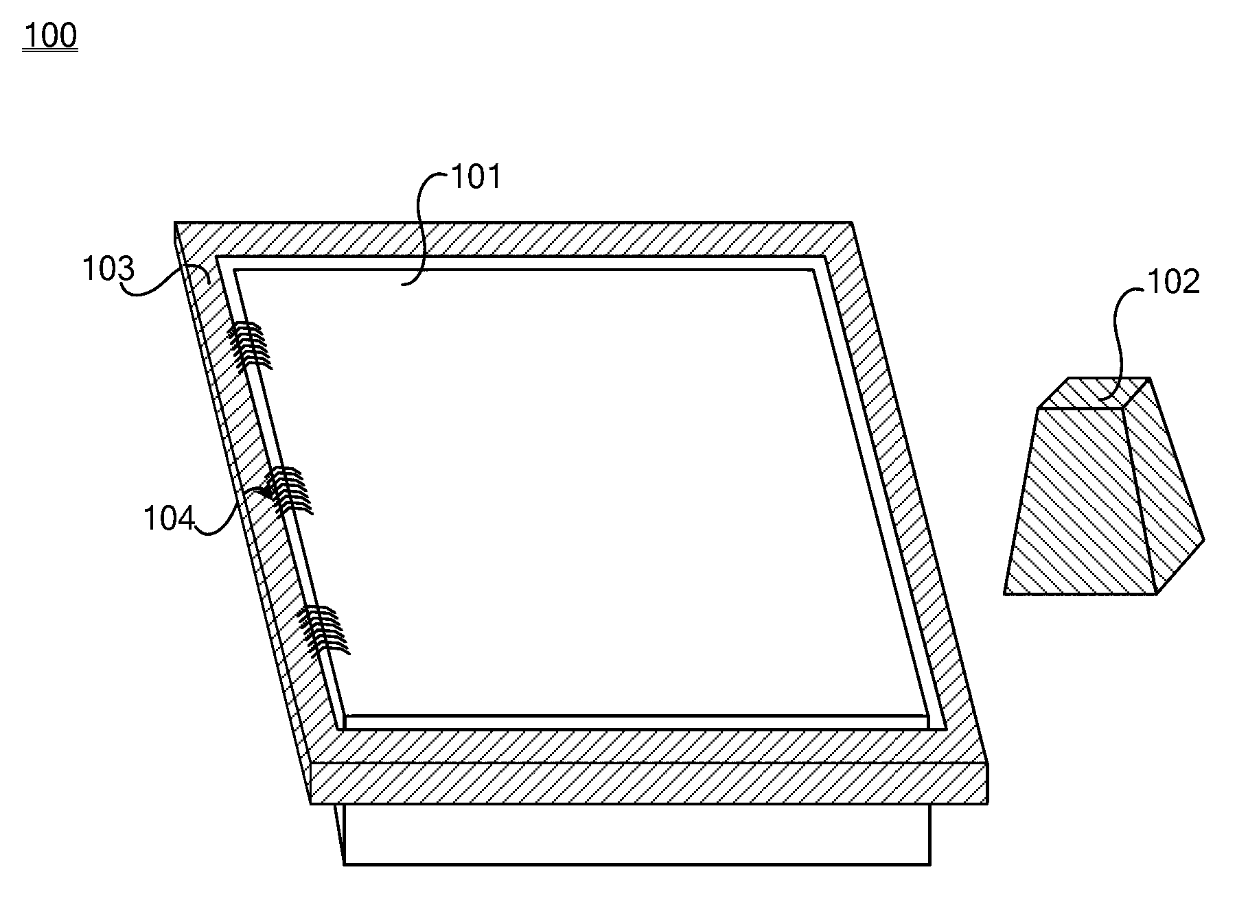 Testing device and testing method of TFT (Thin Film Transistor) base plate