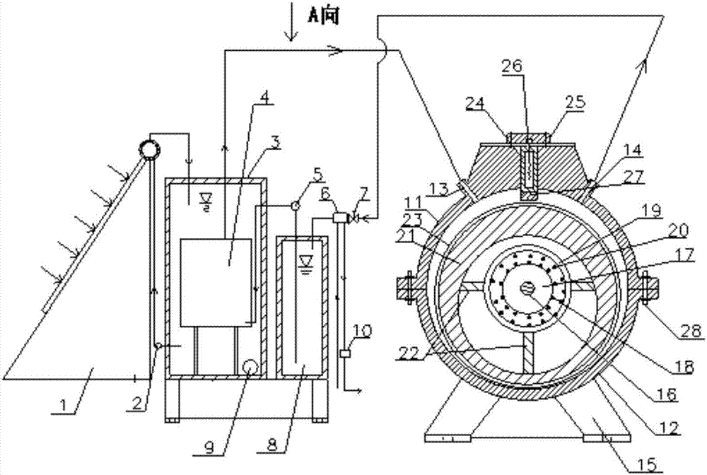 An electromechanical integrated solar power generation device