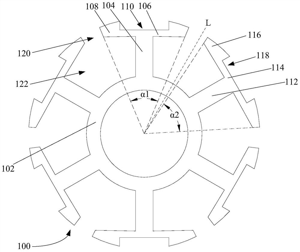 Stator assembly, motor and electrical equipment