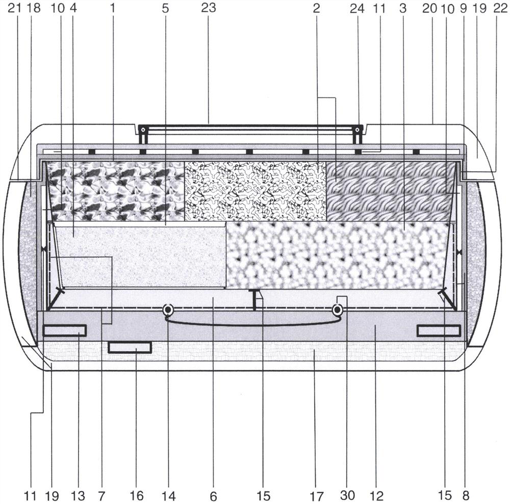 Multi-pole sub-heat temperature control and multifunctional conversion set meal pot