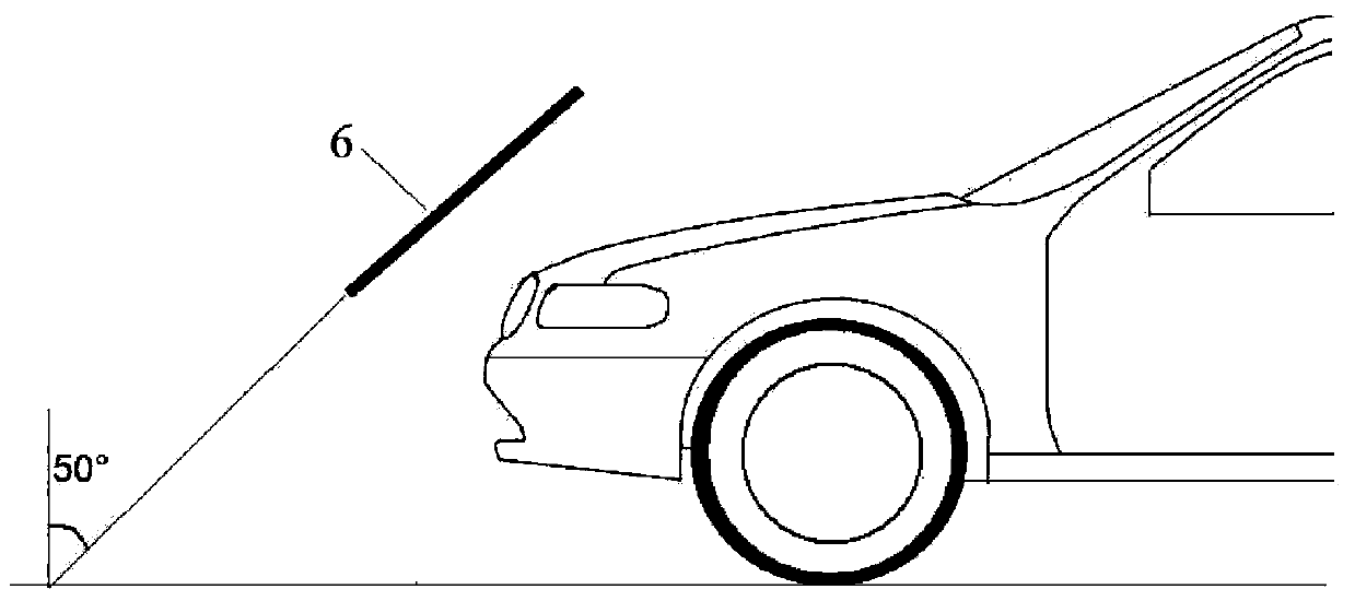 Line drawing method for automobile pedestrian protection finite element analysis