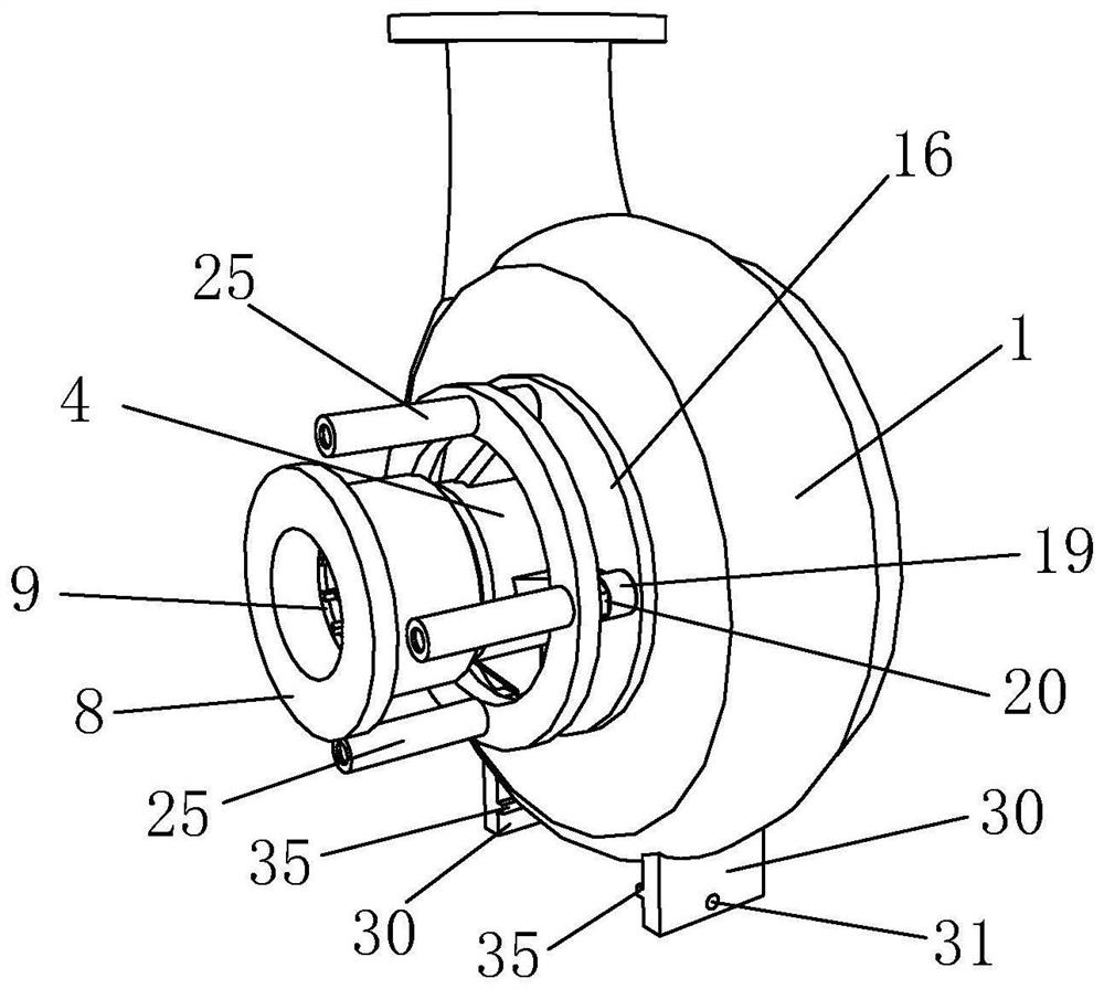 Anti-cavitation centrifugal pump and manufacturing method thereof