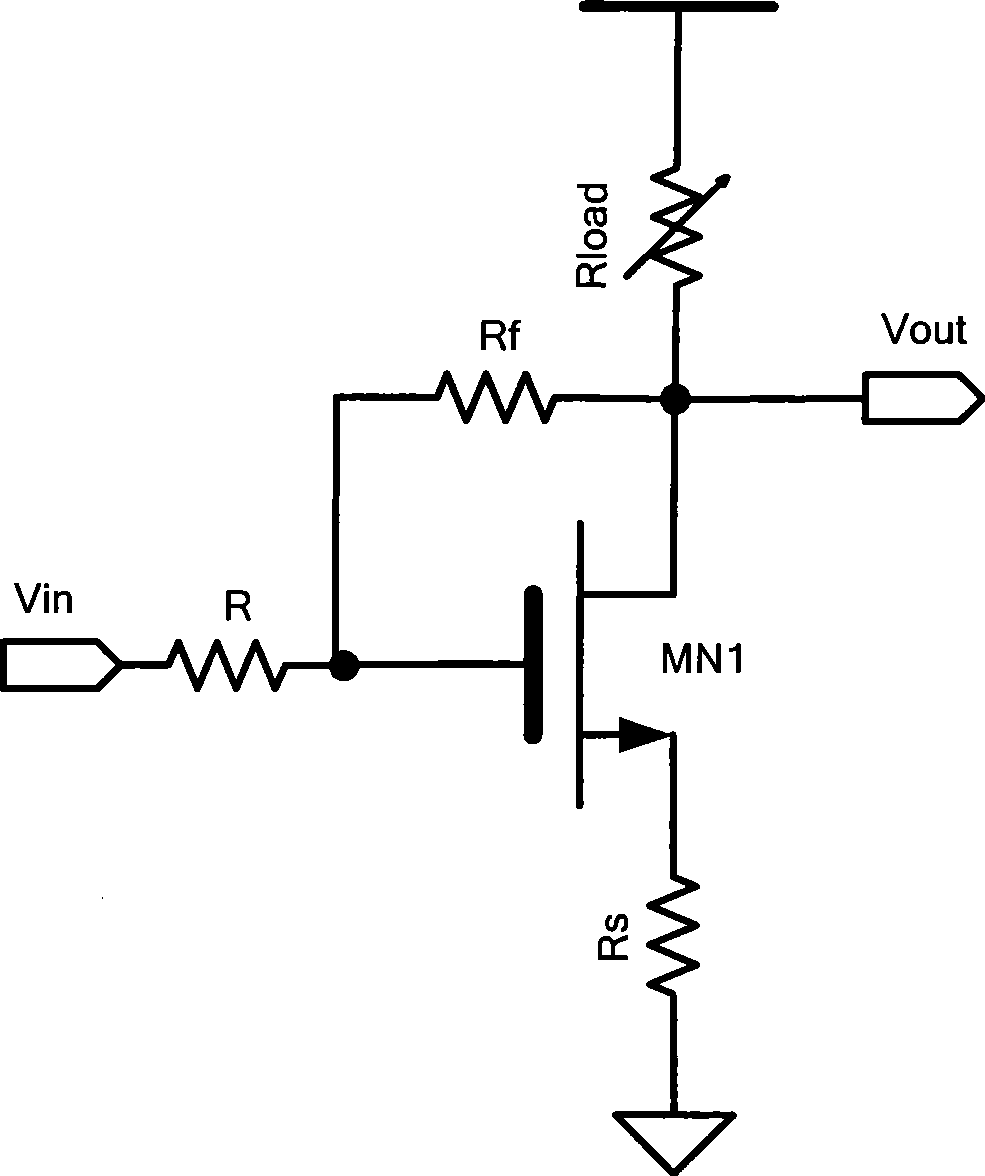 Low-noise wide-band amplifier circuit