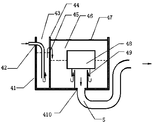 Device for improving tightness of steam turbine vacuum system