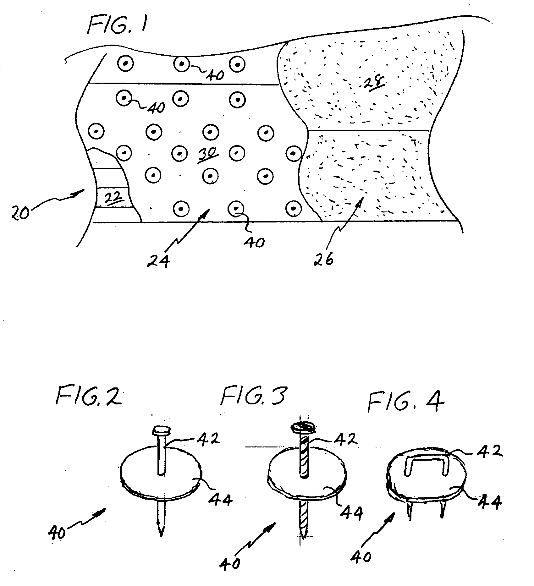 Roof membrane fastener, system, and fastening method