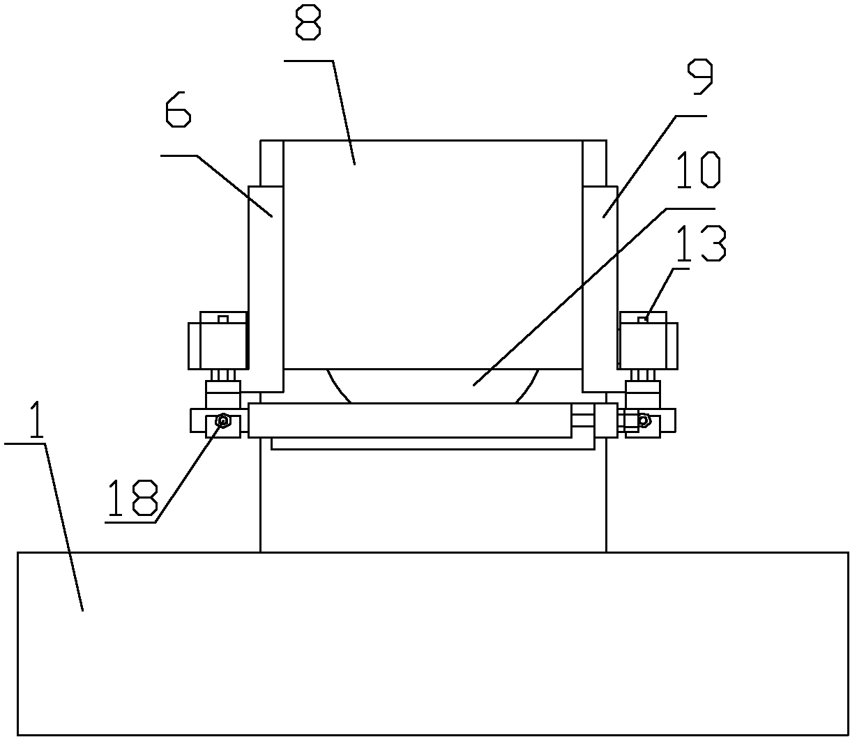 Auxiliary up-and-down feeding mechanism of surface-grinding machine