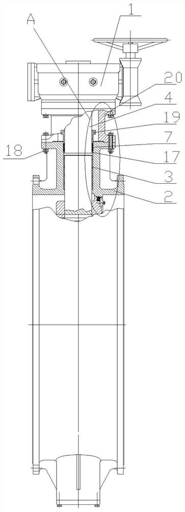 Valve shaft sealing structure and butterfly valve comprising same