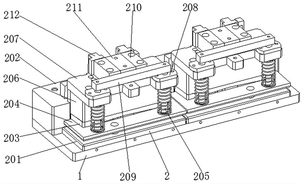 Lithium battery die-cutting machine punching die