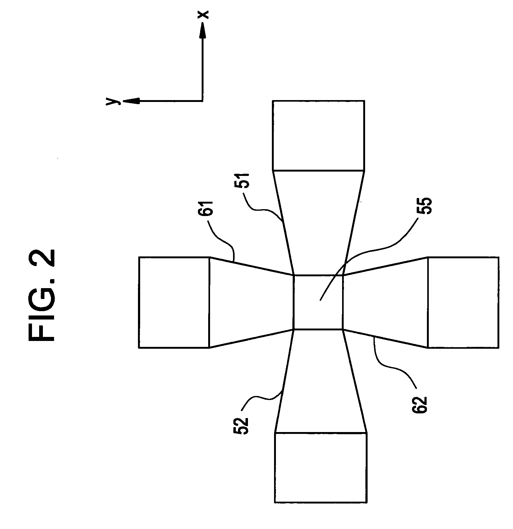 Method and apparatus for reducing force transmitted from a base structure to a supported structure