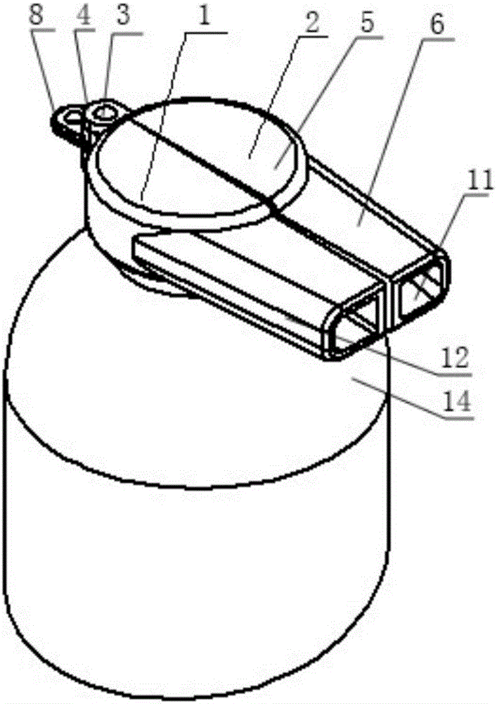 Plastic bottle cap opening tool