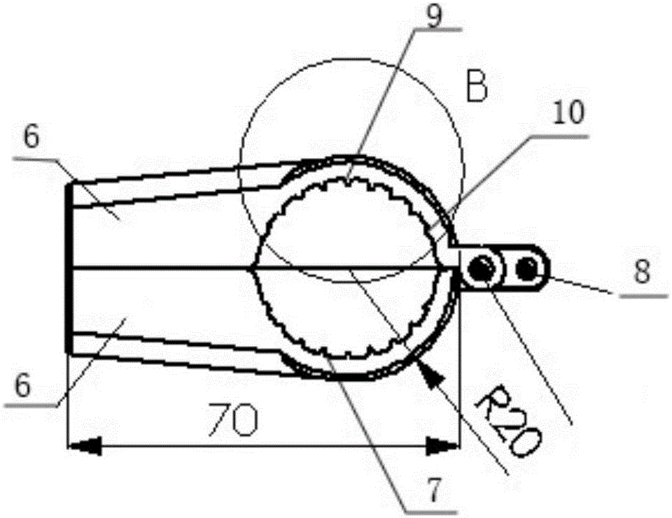 Plastic bottle cap opening tool