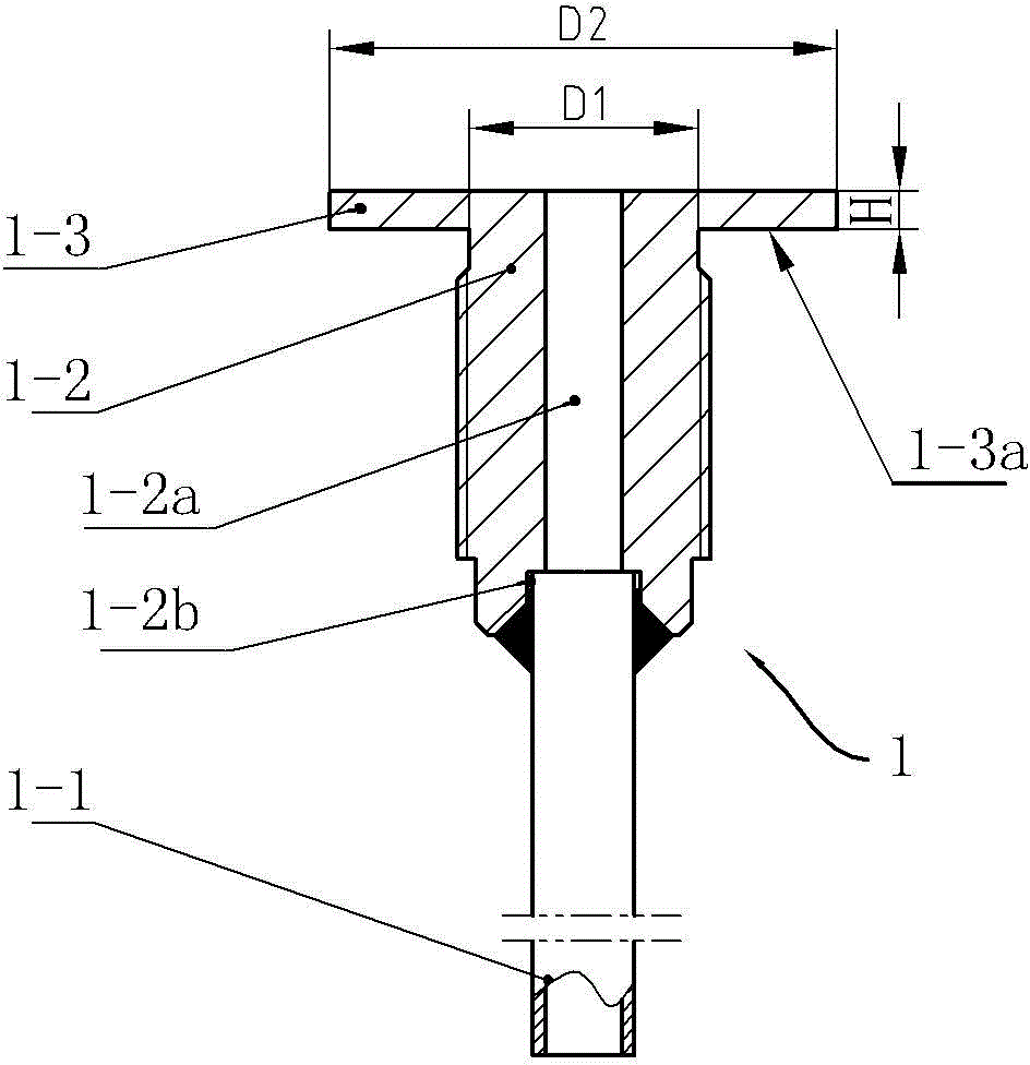 Oil-gas separator filter element bottom oil return device