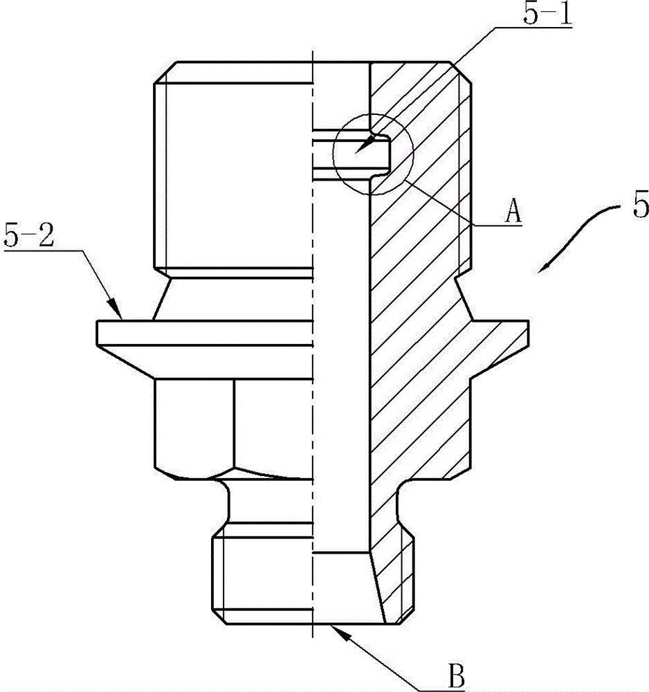 Oil-gas separator filter element bottom oil return device