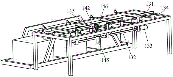 Automatic unloading and framing machine for aluminum materials