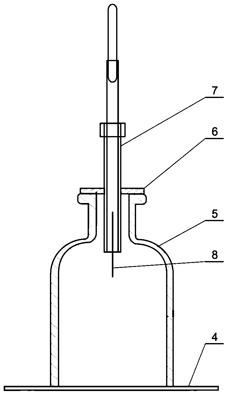 Method and device for collecting volatiles of sunflower disks