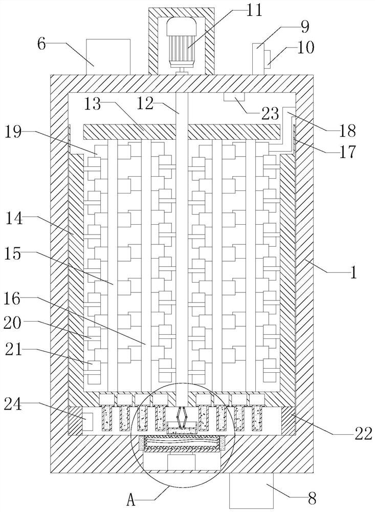 Fermentation tank for wine processing based on automatic temperature control system