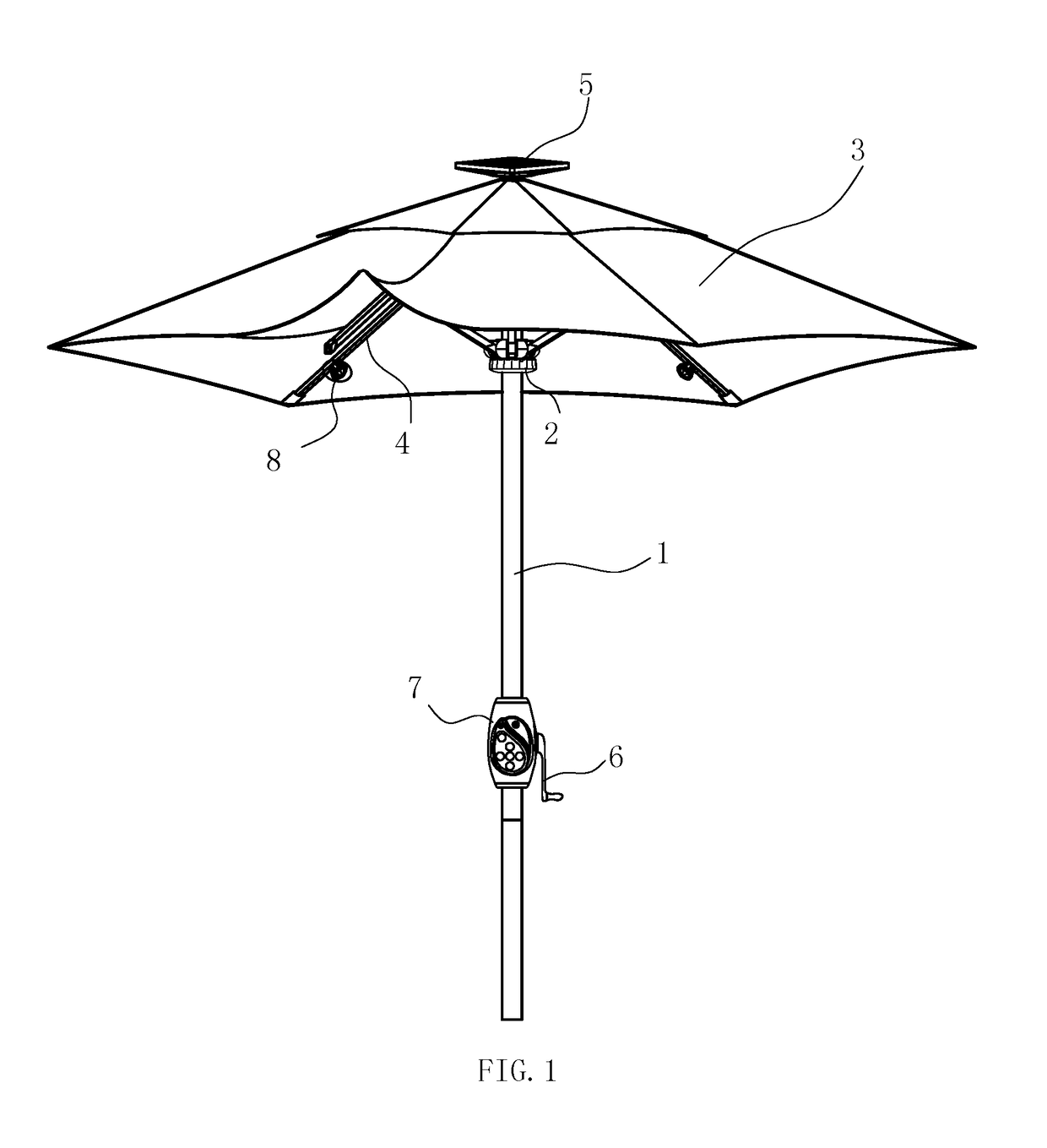 Umbrella with a Bluetooth Sound Device