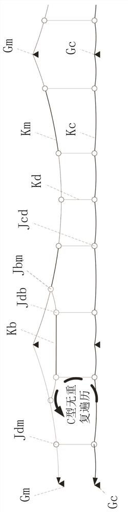 Finite element topological structure construction method for improving calculation application efficiency of overhead line system