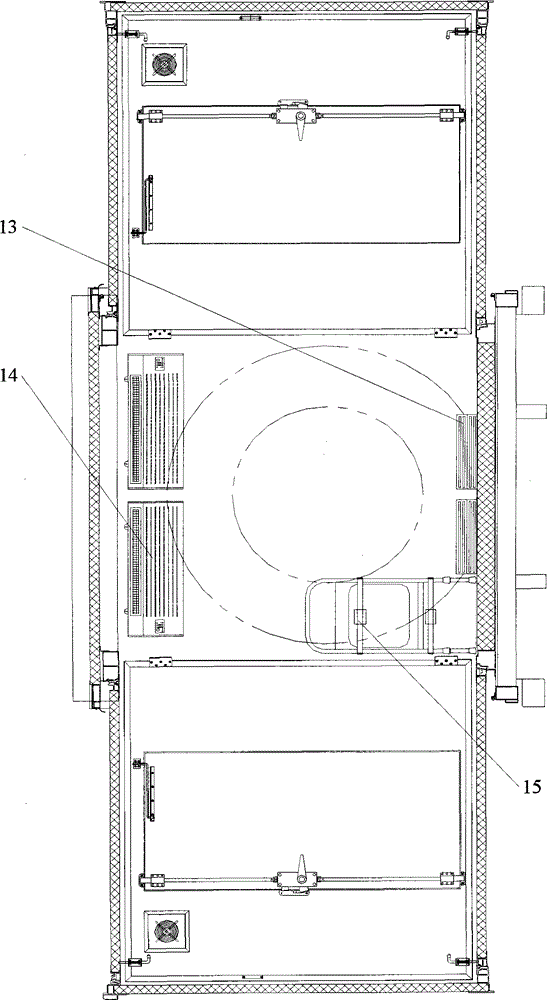 A CT shelter used in the shelter medical system