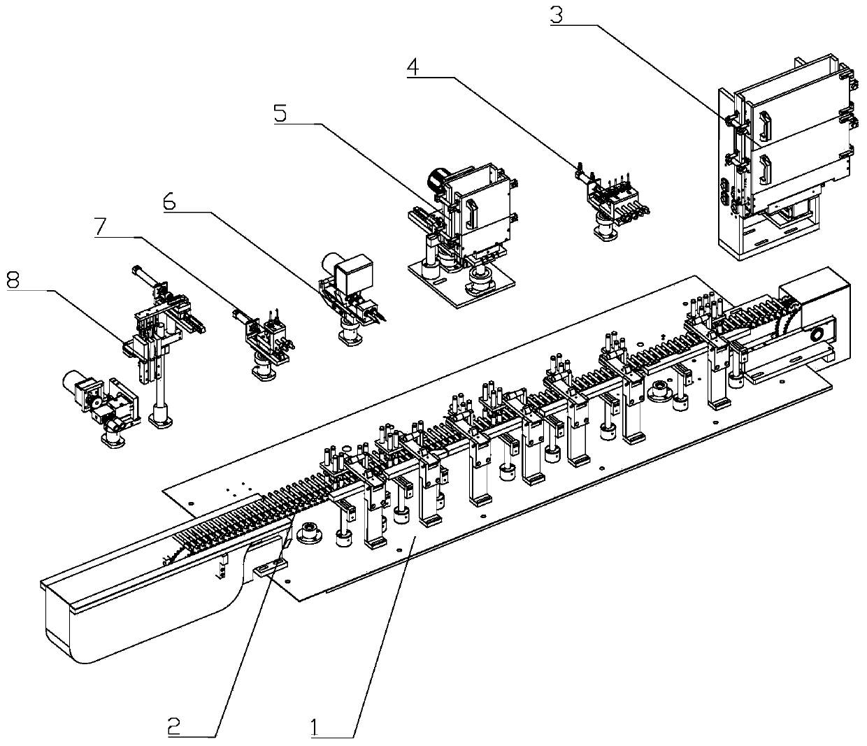 Bounce pen and automatic production equipment and method thereof