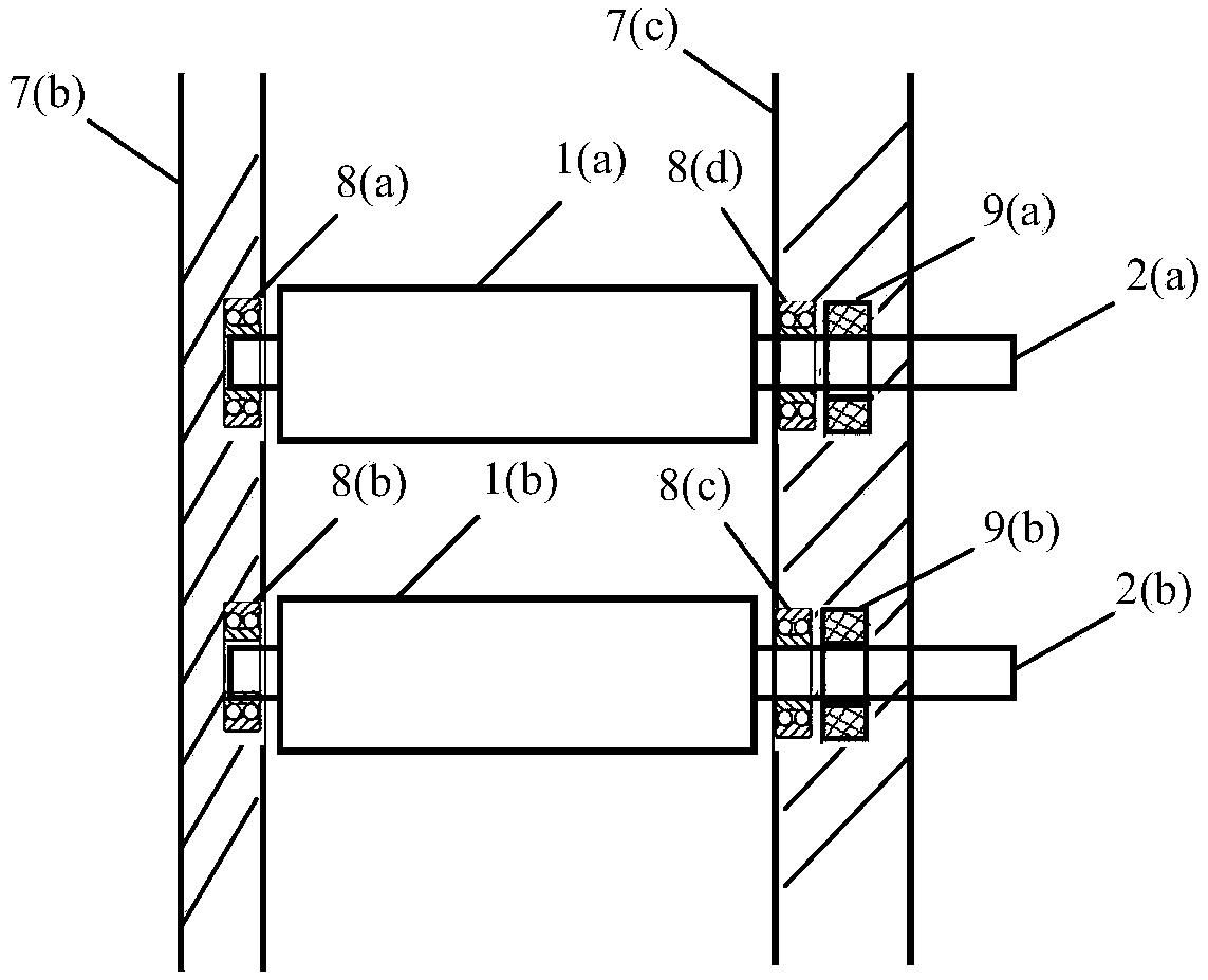 Water tunnel test device capable of generating oscillating freestream