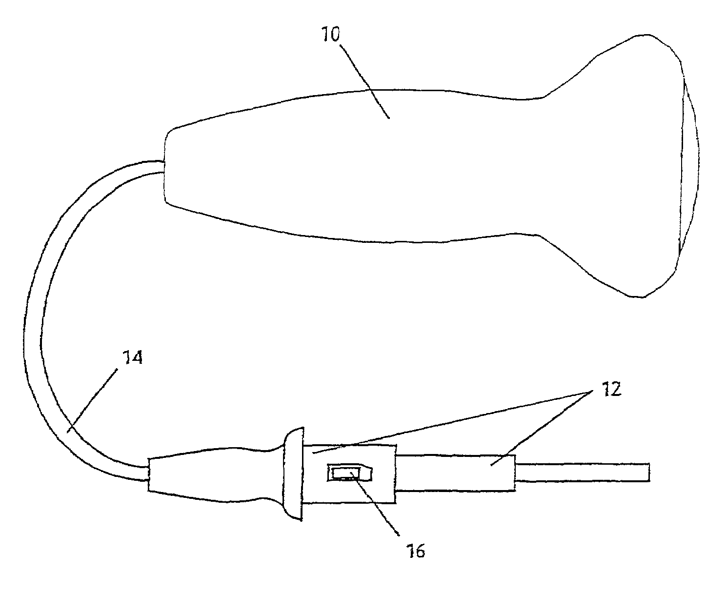 Apparatus for administering acoustic shock waves having a removable and replaceable component with a data storage medium