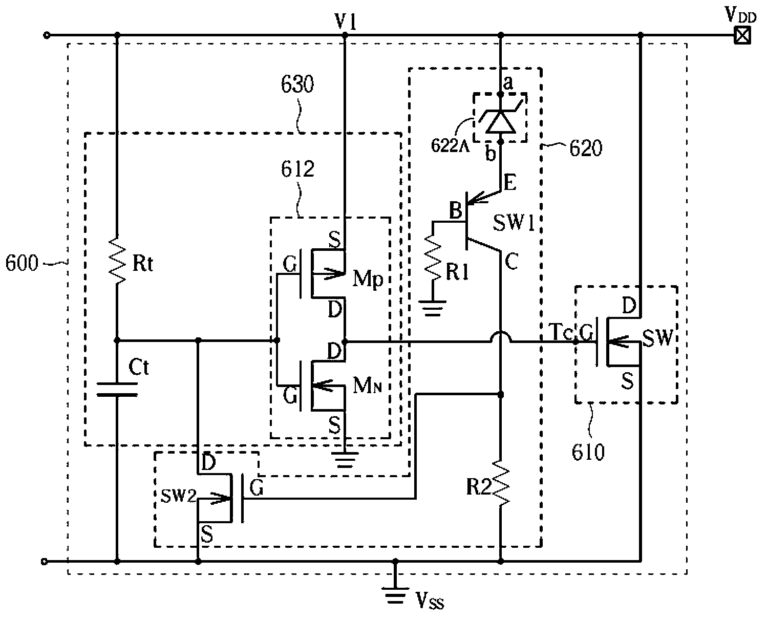 Electrostatic discharge protection circuit capable of bearing excess electric property stress and avoiding latching