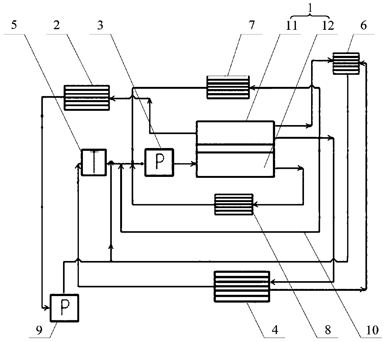 A vehicle and its engine cooling system