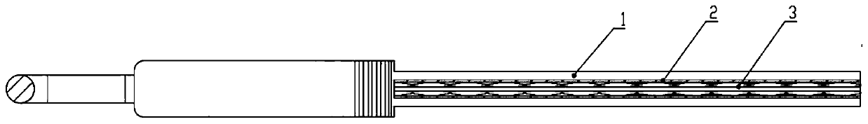 19-twisted steel strand aluminum embedding strain clamp crimping method