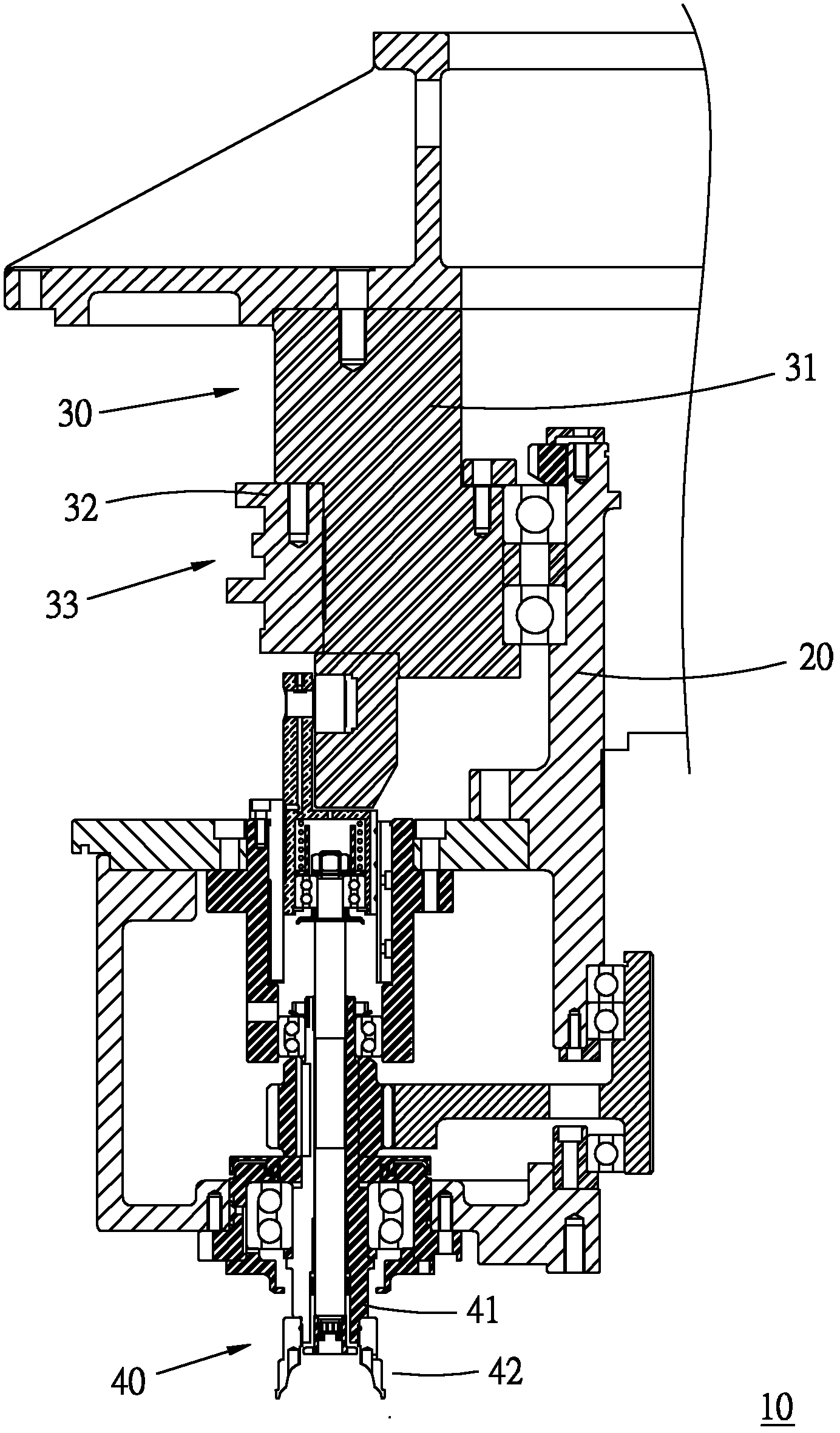 Seaming mechanism of can manufacturing machinery