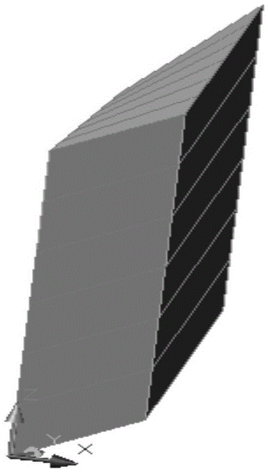 Construction method of doubly ruled surface geologic body