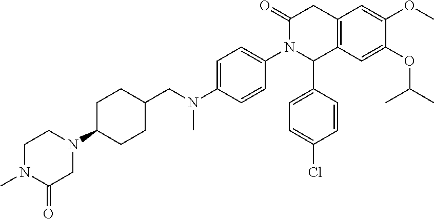 Crystalline form of an inhibitor of mdm2/4 and p53 interaction
