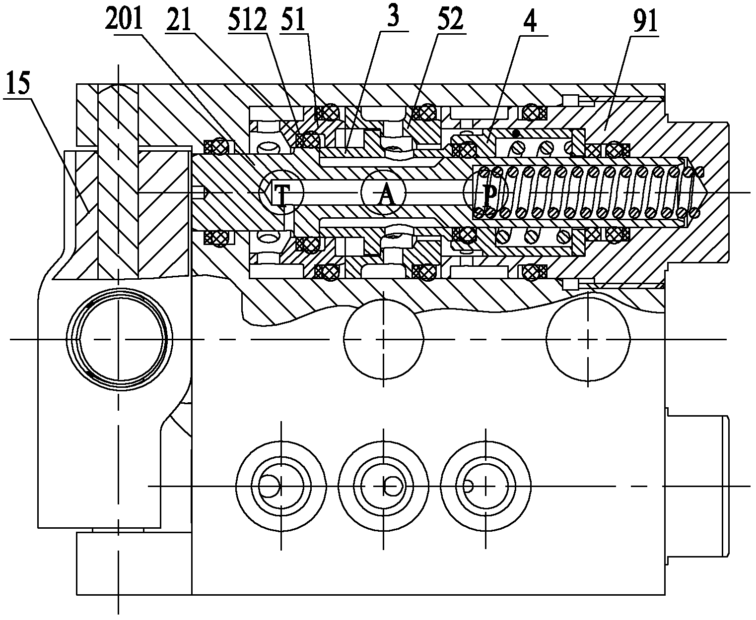 Hand-operated reversing valve and sealing structure thereof