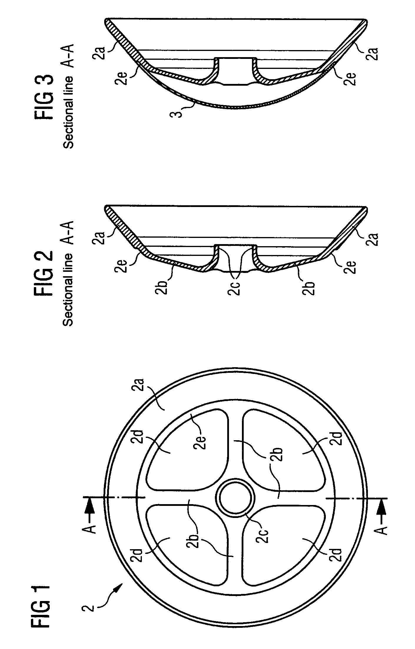 Valve element for supplementary control valve device