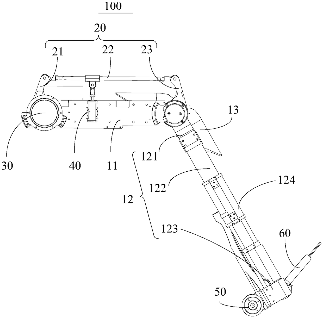 Lower limb rehabilitation exoskeleton and exoskeleton robot