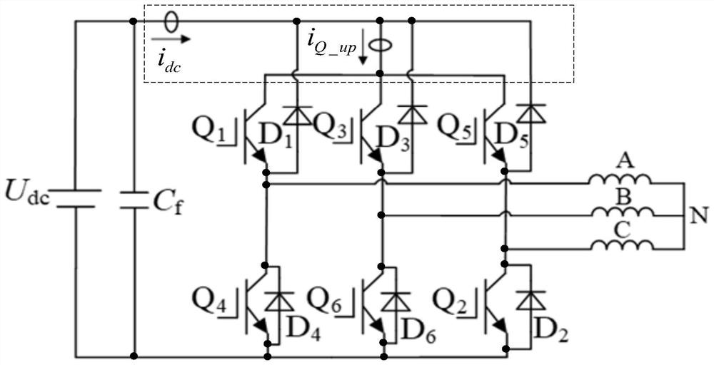 Electro-magnetic doubly salient motor power converter open-circuit fault diagnosis method