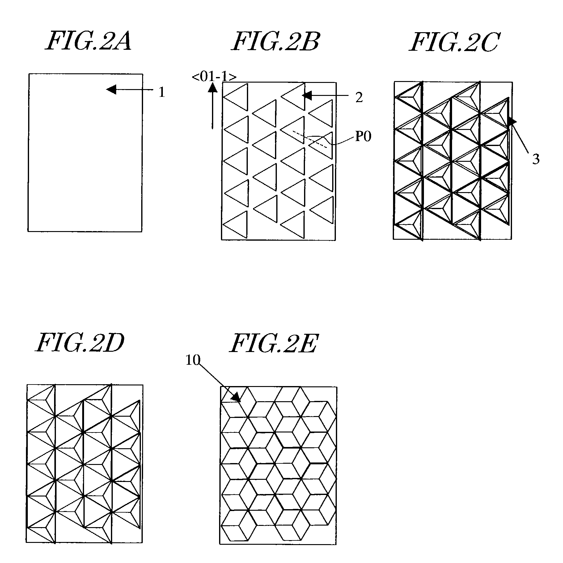 Corner cube array and method of making the corner cube array