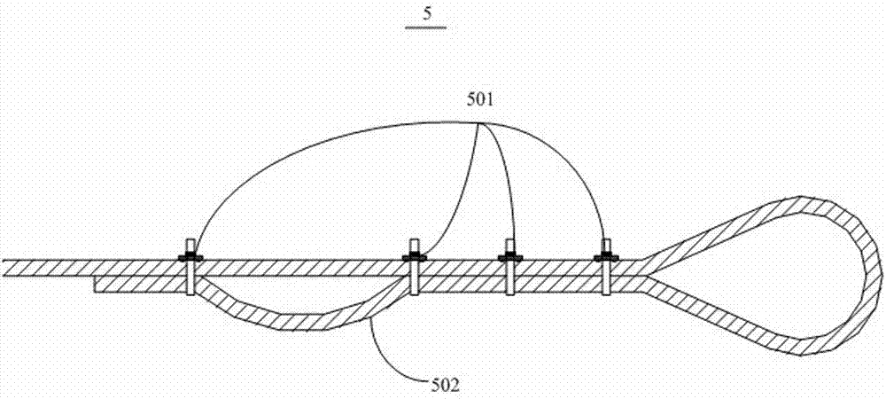 Integral lifting method for discharging platform