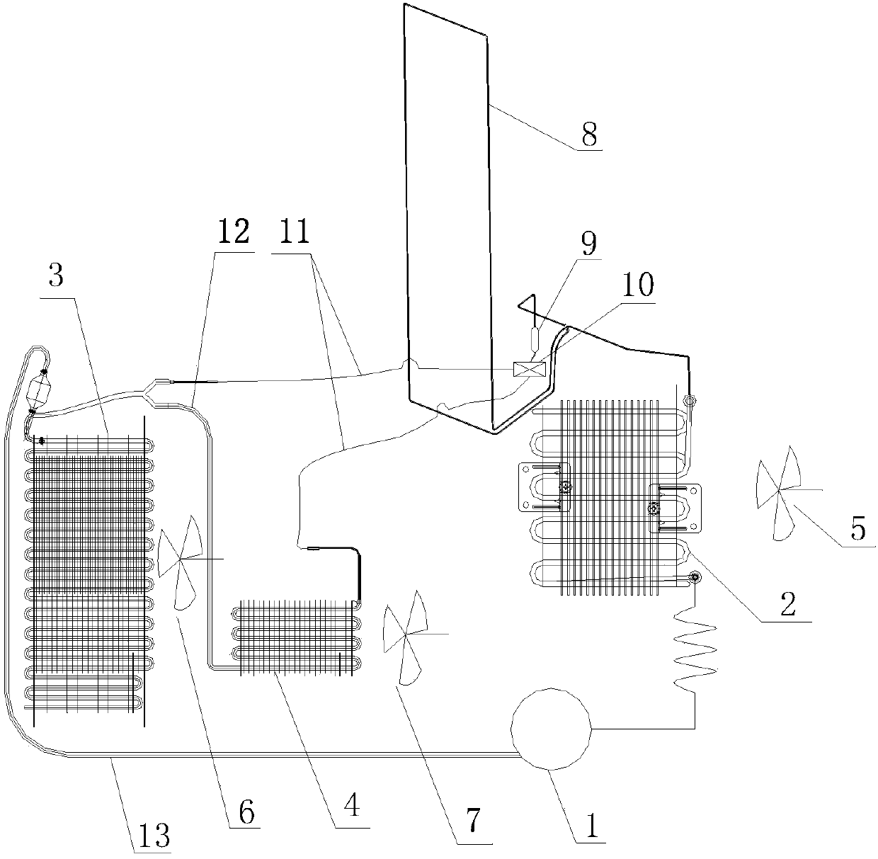 Anti-condensation control method of refrigerator