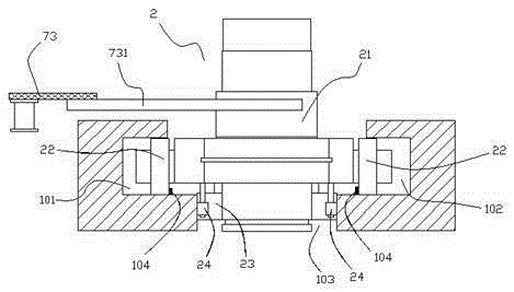 Single track high-efficiency automatic blow molding machine