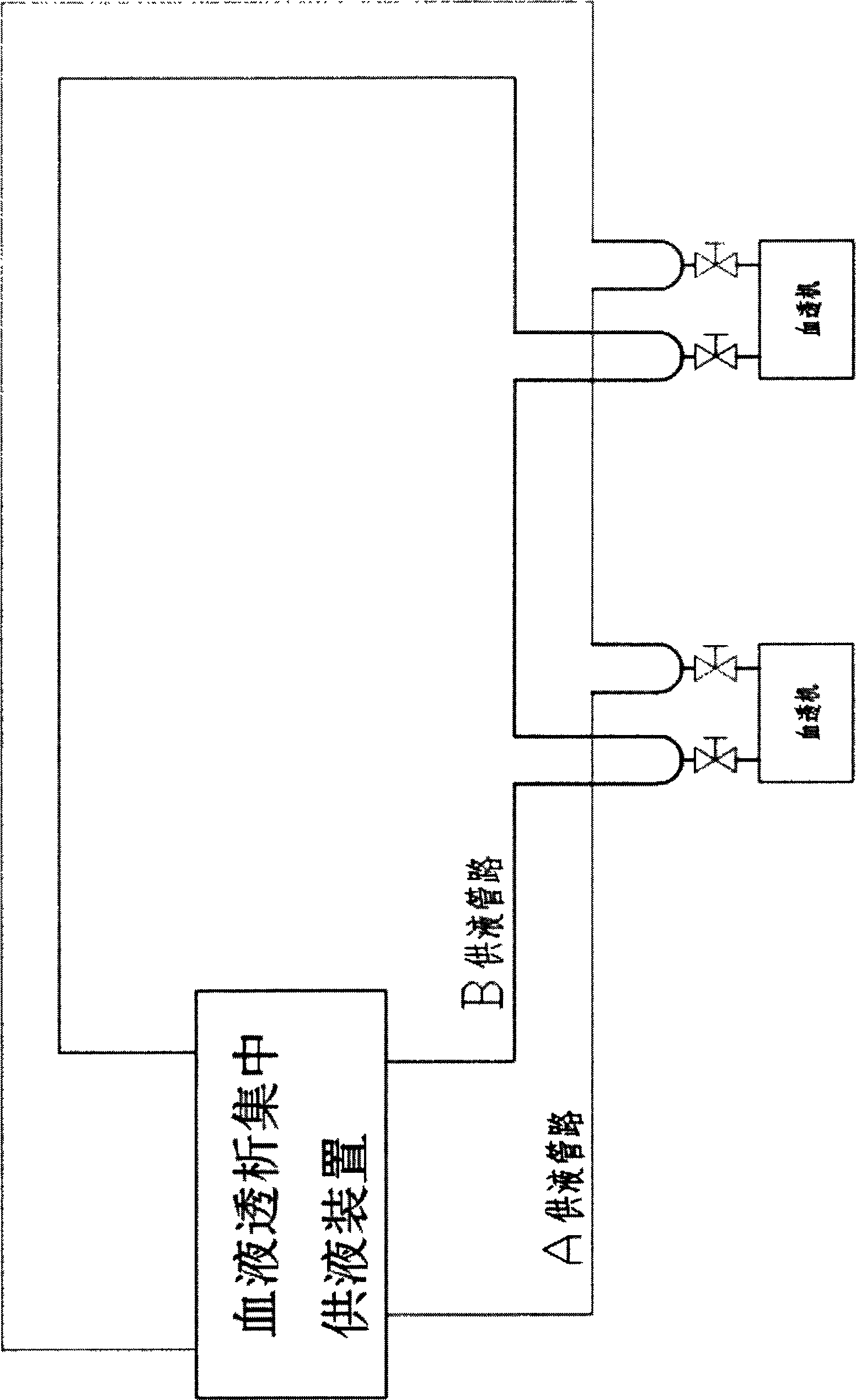 Quick coupling for hemodialysis concentrated liquid feeding device