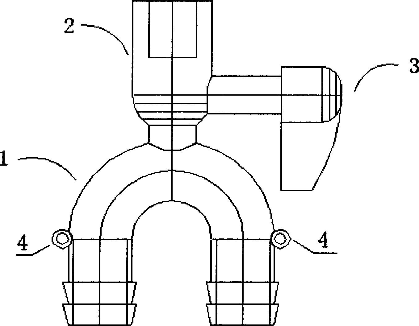 Quick coupling for hemodialysis concentrated liquid feeding device