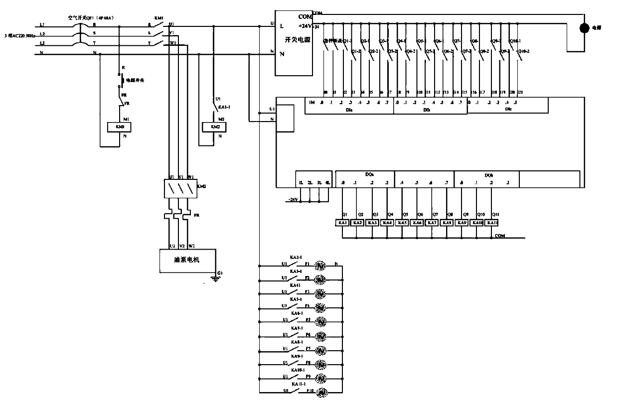 Full-automatic flushing device and flushing method for gilled radiator of transformer