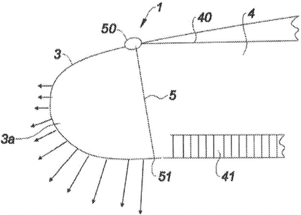 Air inlet structure for turbojet engine nacelle