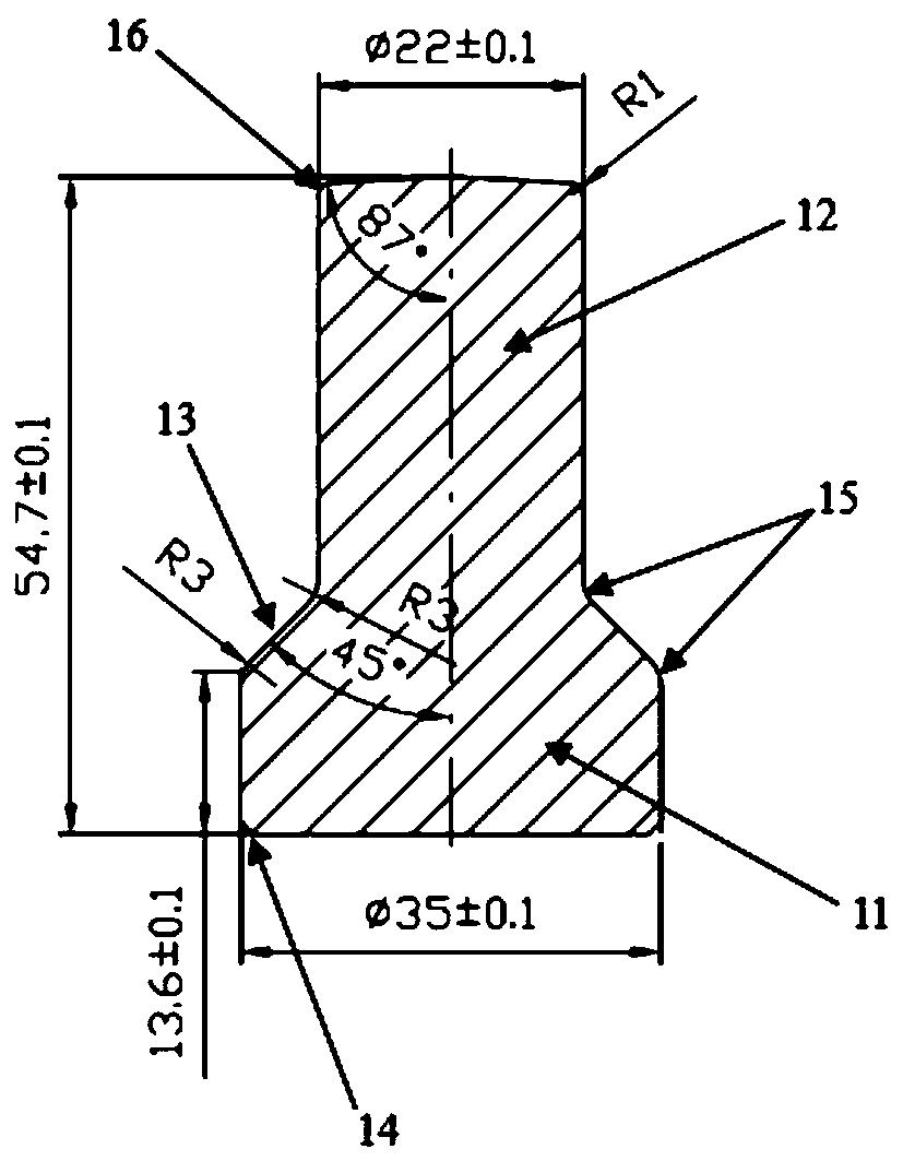 A low-stiffness quick-limit automobile rear shock-isolation buffer block