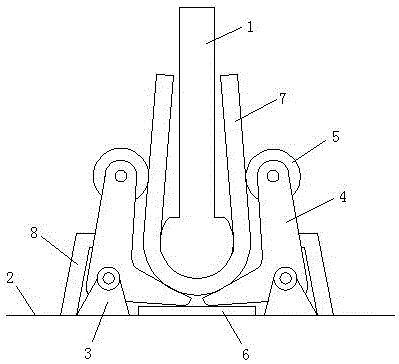 Mould for U-shaped bolts
