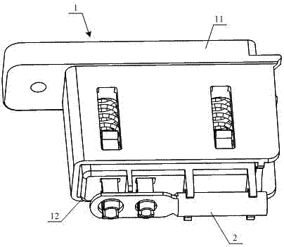 Temperature sensor fixture and water heater