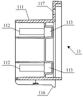 Temperature sensor fixture and water heater